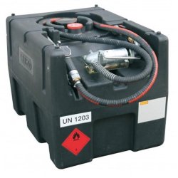 Station essence KS Easy Mobil 190 litres ADR - Pompe manuelle - Sans capot - CEMO - 10093