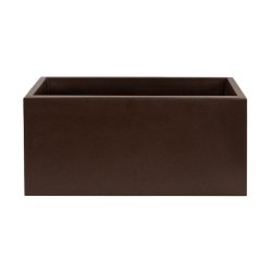 WellHome - Jardinière Rodr-i bronze 70x30x30cm - bronze WH13564