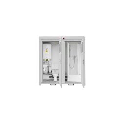 Bloc sanitaire modulaire - 1 WC avec lave-mains et 1 douche en location - Sebach