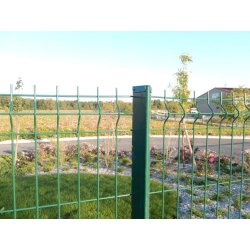 Clôtures grillagées - panneaux vert RAL 6005 - Panneaux Soudés Plastifiés sur fils Galvanisés