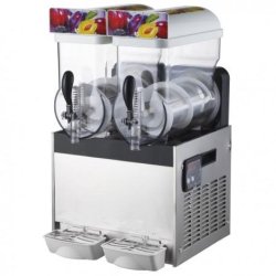 Machine à granita 2 bacs - 15L - puissance froide 400W - Référence GRX.543