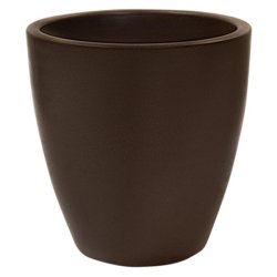 WellHome - Pot en polyéthylène rotomoulé 40L Ø40x40cm en coloris Bronze - Top Garden Accord - bronze PLS044