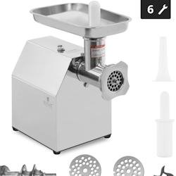 Royal Catering - Royal Catering RCFW 140-850ECO Hachoir à Viande Électrique Professionnel Acier Inox (140 kg/h, 850 W, Fonction de Retour en - argen