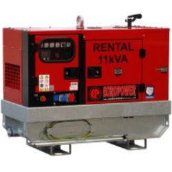 EPSR11-3TDE - 991011023 - Groupe électrogène industriel insonorisé - Europower - 3000tpm, 50Hz, moteur diesel Kubota 4 temps