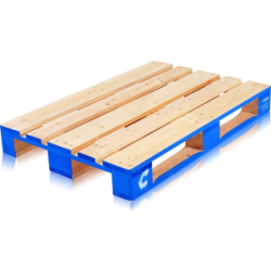 Palette en bois CHEP - format 1200 x 800 mm - robuste et compatible avec manutention automatisée