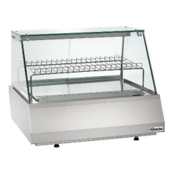 Vitrine réfrigérée 2/1 GN,  verre plat 406055 Bartscher