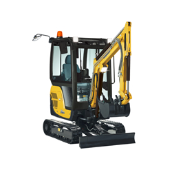 Mini-pelle SV18 - châssis variable, transportable et productive