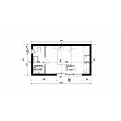 Studio de jardin - Woody Loft 20m2 - personnalisable avec options et aménagements