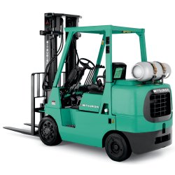 Chariot élévateur gaz à bandage Mitsubishi 7000 kg FGC70K (STC) - compact et performant pour espaces confinés