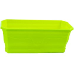 Jardinières Millesia - Vert Tilleul avec plateau clippé - Disponibles en 3 tailles