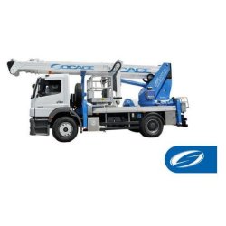 Camion nacelle Forste 35TJ - 35m de hauteur de travail - JIB articulé - 400kg de charge - Stabilisation multizone