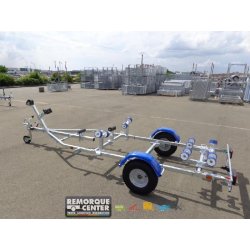 Porte bateau multi-rouleaux GALAXY G380 - roues 10' - PTAC : 500Kg - 1 essieu - sans carte grise - Reference G380M19