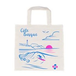 Sac en coton réutilisable - Réf FRAEDTCB4P - 100% coton, épaisseur 200 g/m², dimensions 40x38x20cm