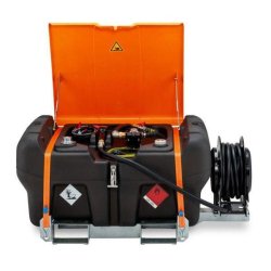 Station essence KS Easy Mobil 330 litres ADR premium - Pompe Cematex 12 V - Avec accessoires - CEMO - 11361