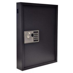 Armoire à clés digital/mécanique gris - Haute sécurité pour 50 clés - PAVO 8033911