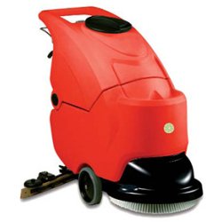 Autolaveuse accompagnée manuelle CT40 B50 - Brosse nylon Ø500mm, rouge, sans batterie ni chargeur