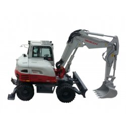 Pelle midi sur pneus de 10.2t - type TB295W - 94.7ch - 70.6KW - Poids 10195kg