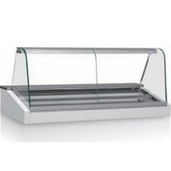 Vitrine réfrigérée positive à poser - Plateau incliné - Température +2°C à +8°C - Modèles de 990 mm à 1700 mm