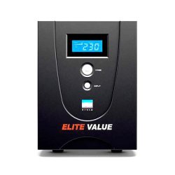 Onduleur Line-Interactif Elite Value 1500E Green Protect Nitram - 1500 VA / 900 W avec écran LCD et 6 prises IEC C13