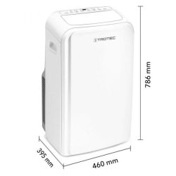 Climatiseur monobloc Trotec PAC 3000 X A+ - 2,9 kW - Classe A+ - Pour pièces jusqu'à 40 m²/100 m³