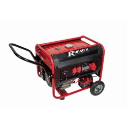 Groupe électrogène portable 5500 watts - moteur 4 temps essence - PRGE5500 RIBIMEX