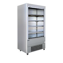 Vitrine réfrigérée inox MCX - volet de sécurité manuel avec serrure - plusieurs tailles disponibles