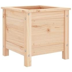Helloshop26 - Jardinière bac lit surélevé plantes fleurs terrasse jardin 40 x 40 x 39 cm bois de pin massif marron 02_0037531 - marron Bois massif