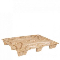 Palette moulée en bois emboîtable - Dynamique : 250 kg - Statique : 750 kg - Normes NIMP 15 - Rolléco