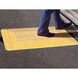 Passage de tranchée piéton - 1,2 m x 0,8 m - Anti-dérapant - Capacité 500 kg