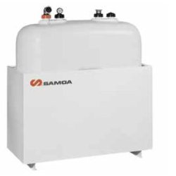 Citerne 2500 L en PEHD avec bac métallique nue - Réf 447 253.141 - conforme NF EN-13341