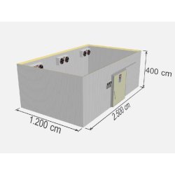 CHAMBRE FROIDE NÉGATIVE INDUSTRIELLE - TD FRZ-1200