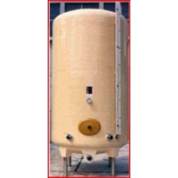 Cuve de vinification et stockage - Type - Brides PN 6, porte ovale inox et accessoires complets