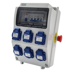 Coffret de chantier 230V - Modèle monophasé pour faibles et moyennes puissances (3 à 9 kW)