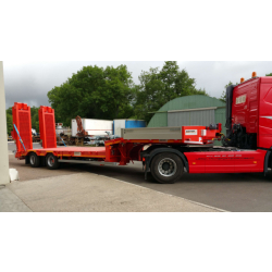 Semi-remorque 2 essieux porte engins - Type SR2 PE 25 - PTC 33T