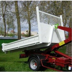 Benne à ridelles rabattables Classe 1 pour camion  3,5 T - Épaisseur des tôles 3 mm