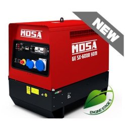 Ge SX-6000 YDM - Groupe électrogène diesel Yanmar L 100 V - 5.7 kVA monophasé - fréquence 50 Hz