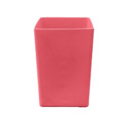 Pot de fleur carré suerte h 67 cm-plast'up rotomoulage - ROUGEFRAISE - rouge plastique 0750122560615