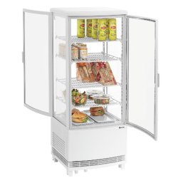 Mini vitrine réfrigérée 98L2T blanc 700498 Bartscher