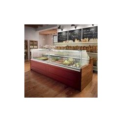 Vitrine à pâtisserie POLO - design moderne avec options de froid statique ou ventilé