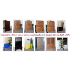Cloisons amovibles - occultantes ou ajourées - finition MDF ou verre - tous coloris RAL - Ardal