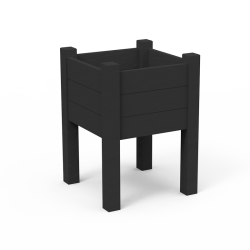 Jardinière GARDEN - Contenance 0.1 m3 - STD FP-JP-02 - Hauteur 900 mm - Finition standard marron, gris, noir
