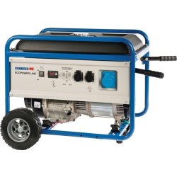 Groupe électrogène ESE 6000 BS - 5 kVA - 5 kW - Essence - ENDRESS - avec AVR et roues de transport