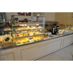Vitrine de pâtisserie Cordoba 80 - profondeur 820 mm, température 0+2°C, +4+8°C, +14+16°C