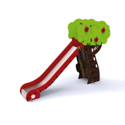 Toboggan - Eco-composite (TM) Bois et Acier - Pommier