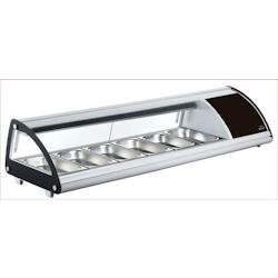 Vitrine réfrigérée LACOR 6xgn1/3 - transparent verre 8414271696060