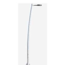Mât fonctionnel ter icter - cylindro-conique en acier S-235-JR galvanisé avec console