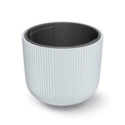 Prosperplast - Jardinière blanche avec réserve d’eau, collection MILLY - 39,1x39,1x32,1 cm, capacité de 31 L - blanc plastique polypropylène ZA5613