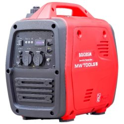 Générateur portable inverter à essence silencieux 3,8 kW 230 V MW Tools BGI38SM