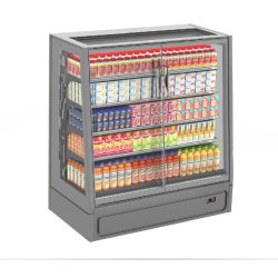 Vitrine semi-verticale froid positif 2 portes Bonnet Névé EPTA Multifresco 2P P75cm (%IN1-1C-155...)