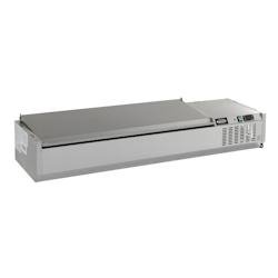 Saladette réfrigérée Couvercle en acier inox 1/3GN x 6 - 7450.0033 Combisteel - inox 7450.0033